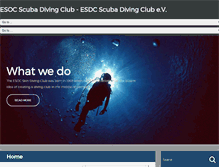 Tablet Screenshot of esdc-scuba-diving.net